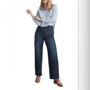 Madewell ​Perfect Vintage High-Waist Wide-Leg Jeans - NWT - Size 27